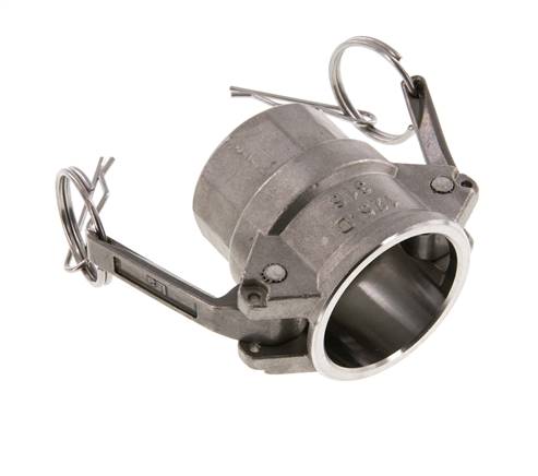 Camlock DN 32 (1 1/4'') Edelstahlkupplung Rp 1 1/4'' Innengewinde Typ D MIL-C-27487