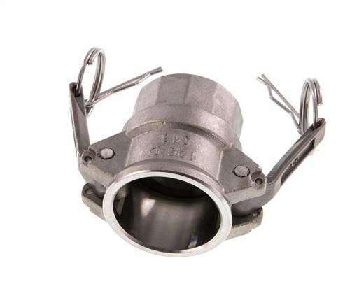 Camlock DN 32 (1 1/4'') Edelstahlkupplung Rp 1 1/4'' Innengewinde Typ D MIL-C-27487