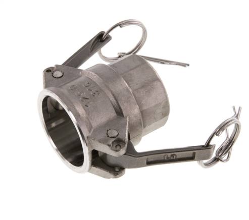 Camlock DN 32 (1 1/4'') Edelstahlkupplung Rp 1 1/4'' Innengewinde Typ D MIL-C-27487