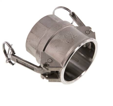 Camlock DN 50 (2'') Edelstahlkupplung Rp 2'' Innengewinde Typ D MIL-C-27487