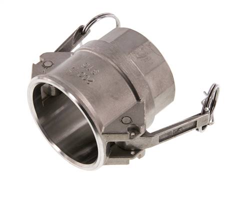 Camlock DN 50 (2'') Edelstahlkupplung Rp 2'' Innengewinde Typ D MIL-C-27487