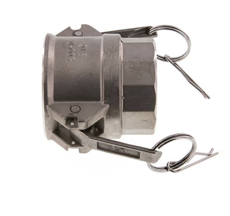 Camlock DN 50 (2'') Edelstahlkupplung Rp 2'' Innengewinde Typ D MIL-C-27487