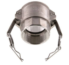 Camlock DN 50 (2'') Edelstahlkupplung Rp 2'' Innengewinde Typ D MIL-C-27487