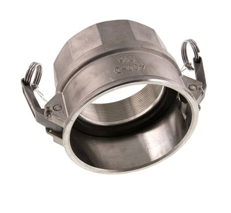 Camlock DN 140 (6'') Edelstahlkupplung Rp 6'' Innengewinde Typ D MIL-C-27487