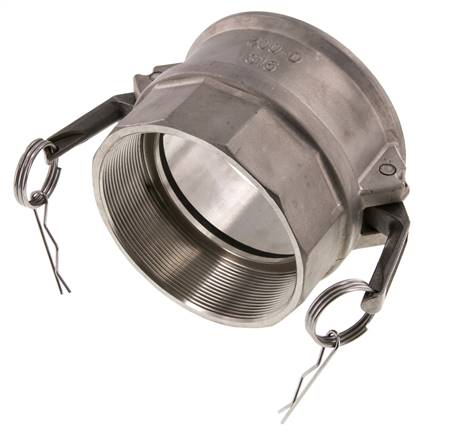 Camlock DN 140 (6'') Edelstahlkupplung Rp 6'' Innengewinde Typ D MIL-C-27487