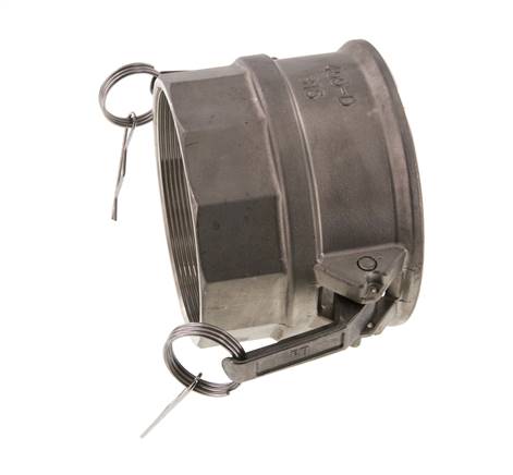 Camlock DN 140 (6'') Edelstahlkupplung Rp 6'' Innengewinde Typ D MIL-C-27487