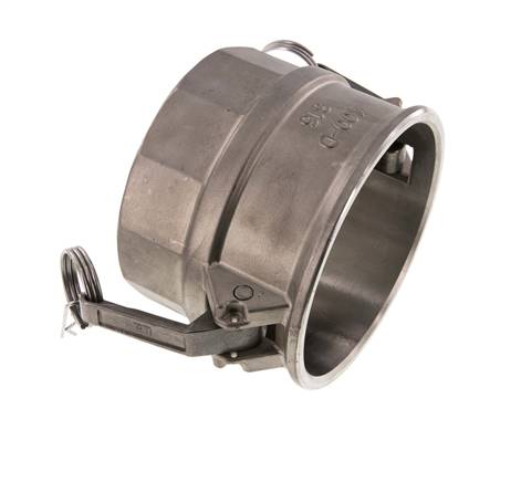 Camlock DN 140 (6'') Edelstahlkupplung Rp 6'' Innengewinde Typ D MIL-C-27487