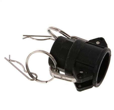 Camlock DN 20 (3/4'') Polypropylen-Kupplung Rp 3/4'' Innengewinde Typ D MIL-C-27487