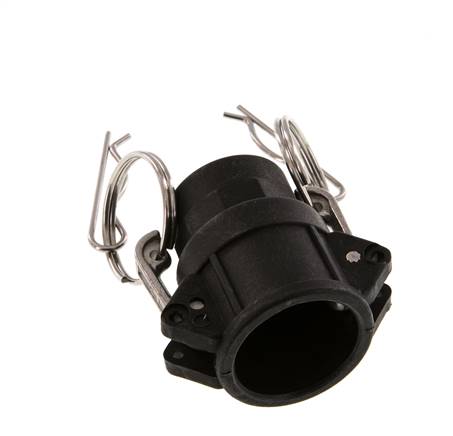 Camlock DN 20 (3/4'') Polypropylen-Kupplung Rp 3/4'' Innengewinde Typ D MIL-C-27487