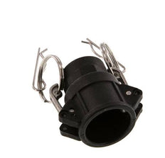 Camlock DN 20 (3/4'') Polypropylen-Kupplung Rp 3/4'' Innengewinde Typ D MIL-C-27487