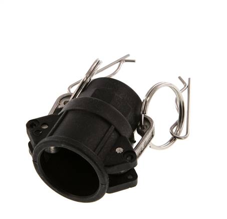 Camlock DN 20 (3/4'') Polypropylen-Kupplung Rp 3/4'' Innengewinde Typ D MIL-C-27487