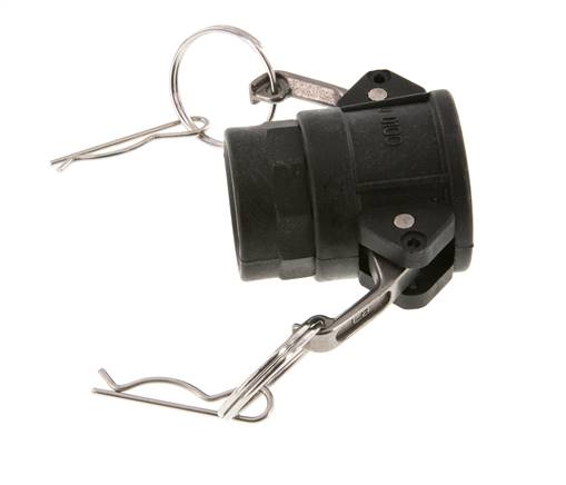 Camlock DN 25 (1'') Polypropylen-Kupplung Rp 1'' Innengewinde Typ D MIL-C-27487