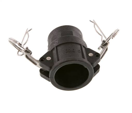 Camlock DN 25 (1'') Polypropylen-Kupplung Rp 1'' Innengewinde Typ D MIL-C-27487