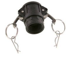 Camlock DN 25 (1'') Polypropylen-Kupplung Rp 1'' Innengewinde Typ D MIL-C-27487