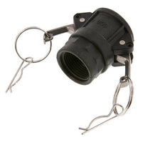Camlock DN 25 (1'') Polypropylen-Kupplung Rp 1'' Innengewinde Typ D MIL-C-27487
