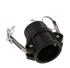 Camlock DN 32 (1 1/4'') Polypropylen-Kupplung Rp 1 1/4'' Innengewinde Typ D MIL-C-27487