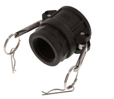 Camlock DN 40 (1 1/2'') Polypropylen-Kupplung Rp 1 1/4'' Innengewinde Typ D MIL-C-27487