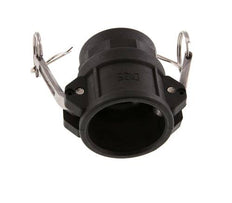 Camlock DN 40 (1 1/2'') Polypropylen-Kupplung Rp 1 1/4'' Innengewinde Typ D MIL-C-27487
