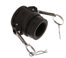 Camlock DN 40 (1 1/2'') Polypropylen-Kupplung Rp 1 1/4'' Innengewinde Typ D MIL-C-27487