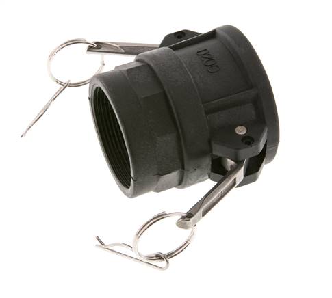 Camlock DN 50 (2'') Polypropylen-Kupplung Rp 2'' Innengewinde Typ D MIL-C-27487