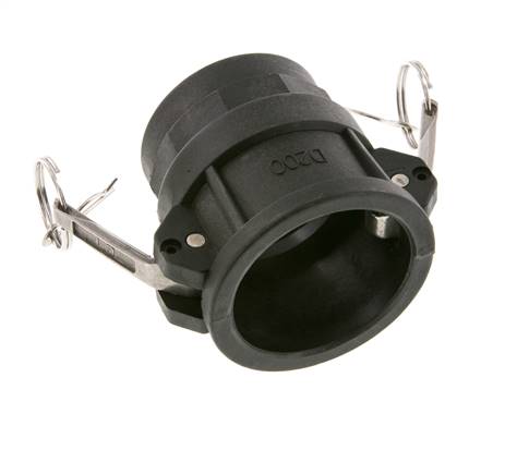 Camlock DN 50 (2'') Polypropylen-Kupplung Rp 2'' Innengewinde Typ D MIL-C-27487