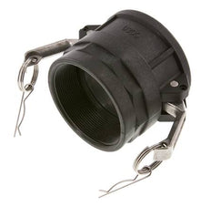 Camlock DN 75 (3'') Polypropylen-Kupplung Rp 3'' Innengewinde Typ D MIL-C-27487