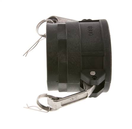 Camlock DN 75 (3'') Polypropylen-Kupplung Rp 3'' Innengewinde Typ D MIL-C-27487