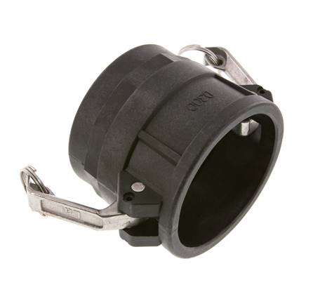 Camlock DN 75 (3'') Polypropylen-Kupplung Rp 3'' Innengewinde Typ D MIL-C-27487