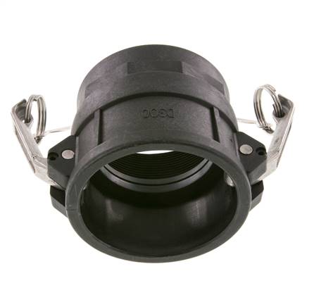 Camlock DN 75 (3'') Polypropylen-Kupplung Rp 3'' Innengewinde Typ D MIL-C-27487