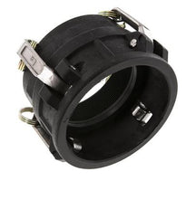 Camlock DN 90 (4'') Polypropylen-Kupplung Rp 4'' Innengewinde Typ D MIL-C-27487