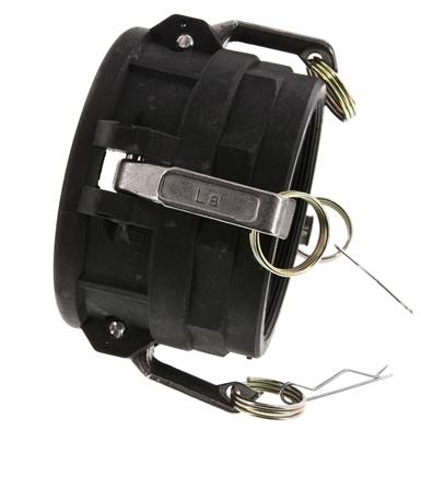 Camlock DN 90 (4'') Polypropylen-Kupplung Rp 4'' Innengewinde Typ D MIL-C-27487