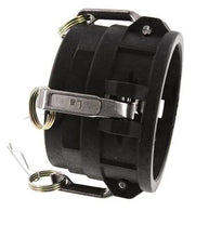 Camlock DN 90 (4'') Polypropylen-Kupplung Rp 4'' Innengewinde Typ D MIL-C-27487