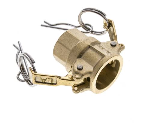 Camlock DN 15 (1/2'') Messingkupplung Rp 1/2'' Innengewinde Typ D MIL-C-27487