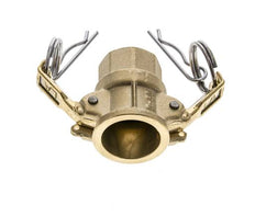 Camlock DN 15 (1/2'') Messingkupplung Rp 1/2'' Innengewinde Typ D MIL-C-27487