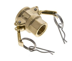 Camlock DN 15 (1/2'') Messingkupplung Rp 1/2'' Innengewinde Typ D MIL-C-27487