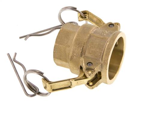 Camlock DN 20 (3/4'') Messingkupplung Rp 3/4'' Innengewinde Typ D MIL-C-27487