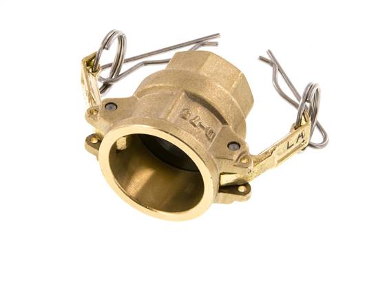 Camlock DN 20 (3/4'') Messingkupplung Rp 3/4'' Innengewinde Typ D MIL-C-27487