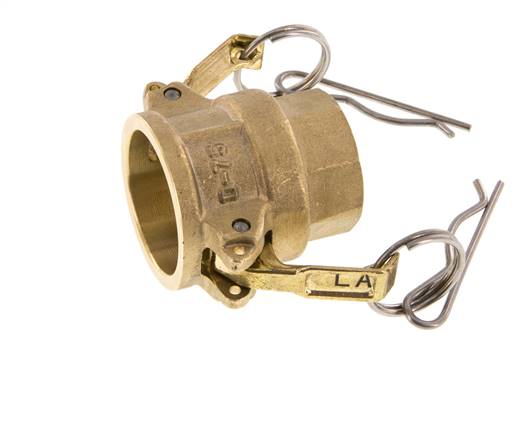 Camlock DN 20 (3/4'') Messingkupplung Rp 3/4'' Innengewinde Typ D MIL-C-27487
