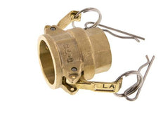 Camlock DN 20 (3/4'') Messingkupplung Rp 3/4'' Innengewinde Typ D MIL-C-27487