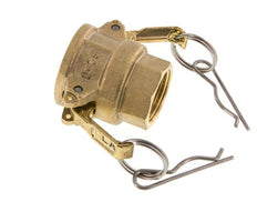 Camlock DN 20 (3/4'') Messingkupplung Rp 3/4'' Innengewinde Typ D MIL-C-27487