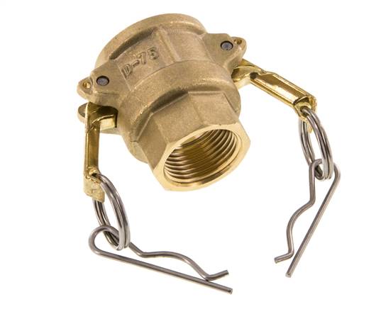 Camlock DN 20 (3/4'') Messingkupplung Rp 3/4'' Innengewinde Typ D MIL-C-27487
