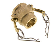 Camlock DN 20 (3/4'') Messingkupplung Rp 3/4'' Innengewinde Typ D MIL-C-27487