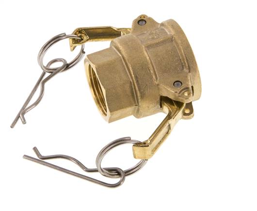 Camlock DN 20 (3/4'') Messingkupplung Rp 3/4'' Innengewinde Typ D MIL-C-27487