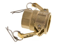 Camlock DN 25 (1'') Messing-Kupplung Rp 1'' Innengewinde Typ D MIL-C-27487
