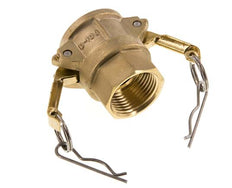 Camlock DN 25 (1'') Messing-Kupplung Rp 1'' Innengewinde Typ D MIL-C-27487