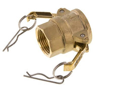 Camlock DN 25 (1'') Messing-Kupplung Rp 1'' Innengewinde Typ D MIL-C-27487