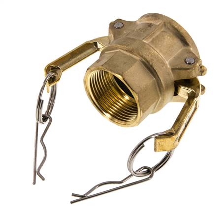 Camlock DN 32 (1 1/4'') Messing-Kupplung Rp 1 1/4'' Innengewinde Typ D MIL-C-27487