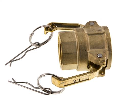 Camlock DN 32 (1 1/4'') Messing-Kupplung Rp 1 1/4'' Innengewinde Typ D MIL-C-27487