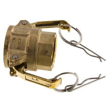Camlock DN 32 (1 1/4'') Messing-Kupplung Rp 1 1/4'' Innengewinde Typ D MIL-C-27487