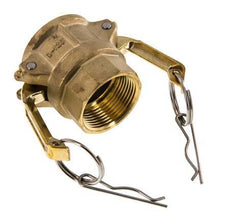 Camlock DN 32 (1 1/4'') Messing-Kupplung Rp 1 1/4'' Innengewinde Typ D MIL-C-27487